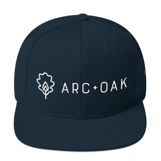 Picture of A+O Snapback Hat  (Navy)